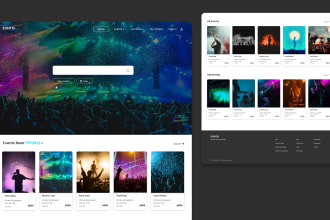 design trendy UI, web template, and web mockup in figma