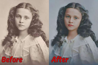 restore, repair, enhance, and colorize your old damaged photos