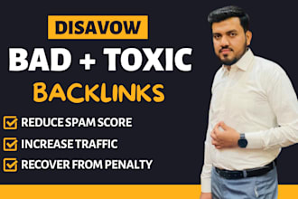 disavow bad backlinks and remove moz spam score