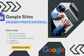 crearé un sitio web profesional con google sites