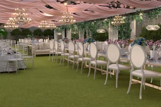 do temporary interior decoration for your event