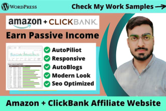 build affiliate amazon autopilot amazon clickbank autoblog website store