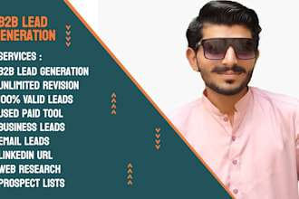 linkedin sales navigator b2b lead generation email list building lead gen