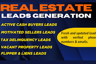 do real estate cash buyers and motivated sellers leads