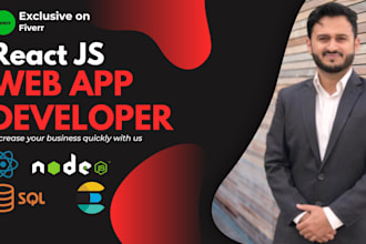 do react js node js figma react psd react with sql or elasticsearch