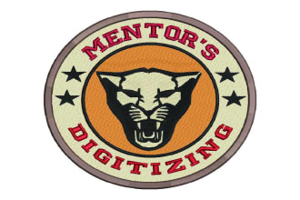 embroidery design digitizing in 1 hour