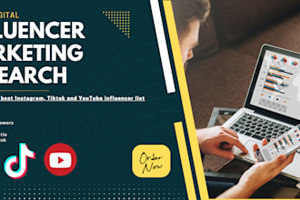 find best instagram, tiktok and youtube influencer list for influencer marketing