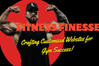 create a stunning and functional gym training websites