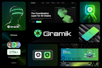 design tech startup cyber security saas logo and brand guidelines
