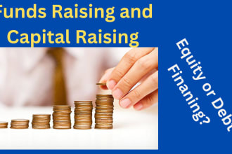 help you in funds raising and capital raising