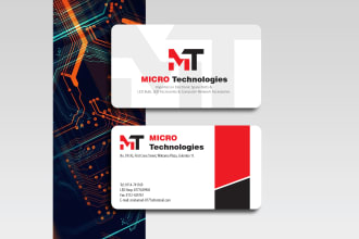 create modern business card design and logo creatively