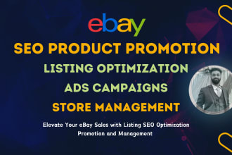 do ebay products promotion SEO listing optimization