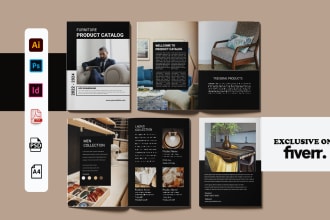 design food, product, booklet, interior catalog and handbook