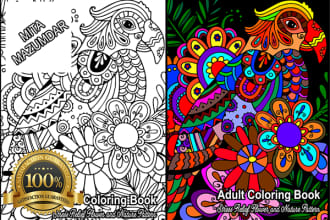 create unique mandala drawing coloring book