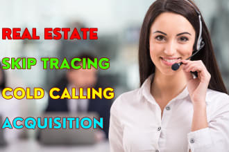 be your wholesaling real estate va, cold caller and acquisition manager