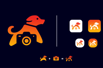 do modern mobile app logo or icon