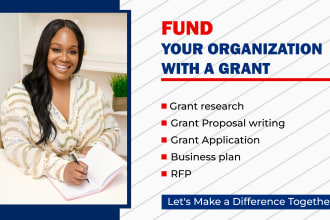 professional nonprofit and business grant writer, researcher, proposal writing