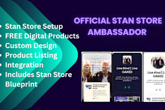 set up your stan store instagram with free products to sell