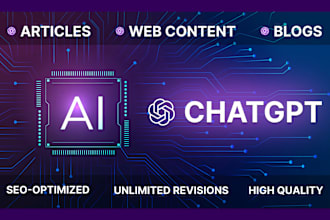 write chatgpt generated articles and blog posts using open ai