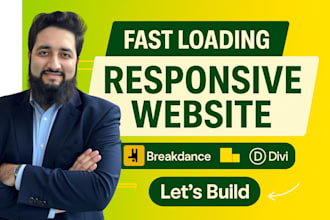 design, redesign super fast wordpress website with bricks builder or breakdance