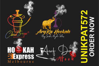 design a hookah logo for your business