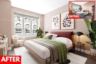 do highly realistic virtual staging and renovation of your property