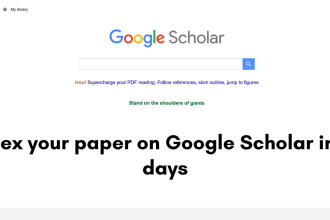 index your paper on google scholar