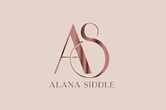 elegant powerful feminine logo design