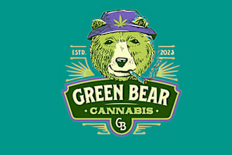 make marijuana, hemp and cannabis logo or any graphics design