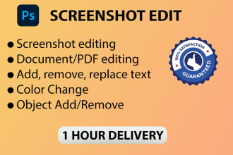 quickly edit screenshot, text image or any image edit