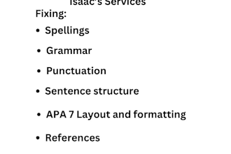 proofread and edit documents in apa 7 within 5 hours