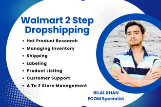 manage walmart 2 step dropshipping a to z