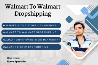 walmart to walmart dropshipping store management