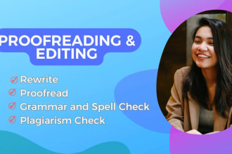 check your spellings, grammar, rewrite and rephrase your writings