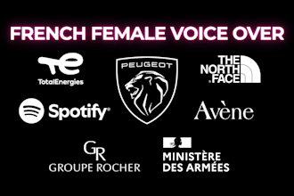 be your voiceover , voice over