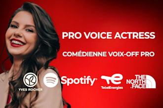 record your french female voiceover voice over