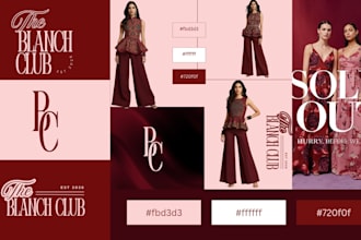 design editorial fashion and lifestyle brand identity