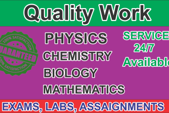 be your maths, physics, chemistry and biology tutor