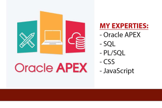 develop applications in oracle apex