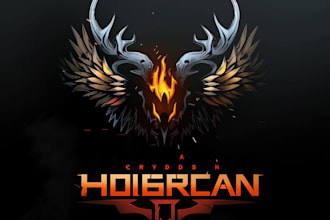 make medieval, fantasy, rpg gaming logo