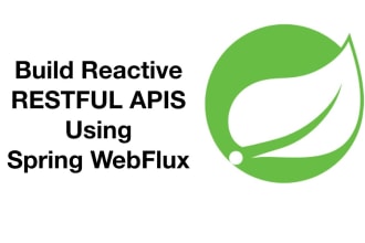 develop your microservice using spring boot or flux