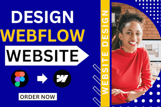 create webflow website, responsive webflow website design and figma to webflow