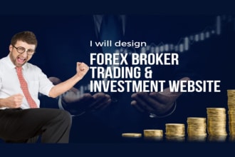 create forex broker website, exchange website, blockchaine, trading platform
