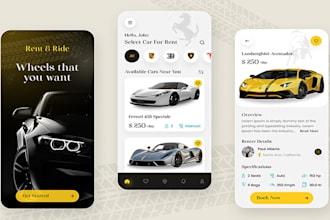 develop car rental app, booking app, car rental