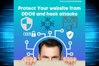 protect your vps, vm, website from ddos and bad bots attacks