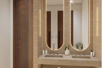 create photorealistic 3d bathroom interior rendering and design