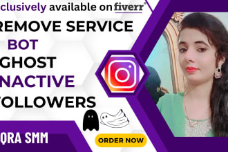 manually detect and remove fake, bot and inactive followers from your instagram