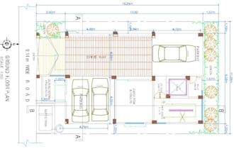 draw architectural and structural drawing in autocad