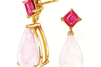 make jewelry illustrations by hand