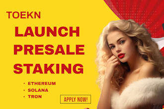 build blockchain web3 dapp, presale staking dex on solana ethereum sui ton